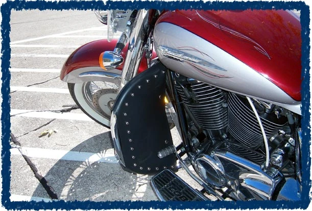 Sage Brush Engine Guard Chaps - Shadow 1100 Aero With Cobra Bar 4 Sage Brush Engine Guard Chaps - Shadow 1100 Aero With Cobra Bar - Image 2