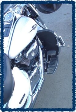 Sage Brush Engine Guard Chaps - Intruder 1500 With MC Enterprises Bar