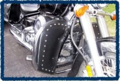 Sage Brush Engine Guard Chaps For V-Star 650 With MC Enterprises Bar