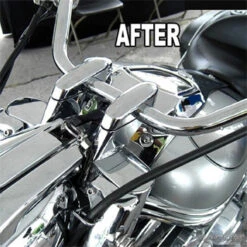 Baron 'Liner Pullback Risers Black - Roadliner & Stratoliner -COB Motorcycle Shop BA742200 02