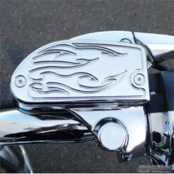 Baron Flame Master Cylinder Covers - Roadliner / Stratoliner / Raider -COB Motorcycle Shop BA762903 02