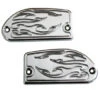 Baron Flame Master Cylinder Covers - Roadliner / Stratoliner / Raider -COB Motorcycle Shop BA762903