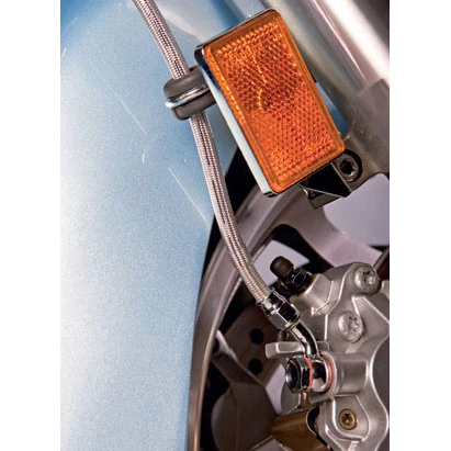 Front Brake Lines - Single Disc - Honda 4 Front Brake Lines - Single Disc - Honda - Image 2