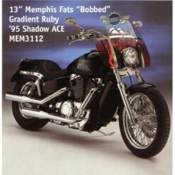 Memphis Shades Memphis Fats Windshield For Kawasaki 21 Memphis Shades Memphis Fats Windshield For Kawasaki -COB Motorcycle Shop Honda4 1