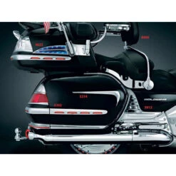 Kuryakyn LED Saddlebag Molding Set With Red Lens - Goldwing 1800 -COB Motorcycle Shop KY3202 01