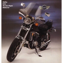 Memphis Shades Malibu 4-Point Handlebar Mounted Universal Windshield - Clear -COB Motorcycle Shop MALIBU HONDA