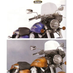 Memphis Shades Pop Top Sport Windshield With Optional Mounting Kit For Kawasaki -COB Motorcycle Shop POPTOP 2