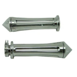 Yana Shiki Medieval Style Flat End Polished Grips - Boulevard M109R