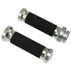 Yana Shiki Rubber Style Flat End Polished Grips - Boulevard M109R