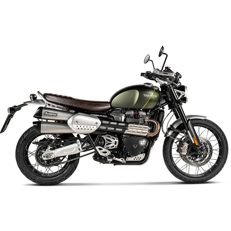 Akrapovic S-T12SO3-HCQT Slip-on Line Tapered Exhausts, Silver For Scrambler 1200 '19-'20 5 Akrapovic S-T12SO3-HCQT Slip-on Line Tapered Exhausts, Silver For Scrambler 1200 '19-'20 - Image 3