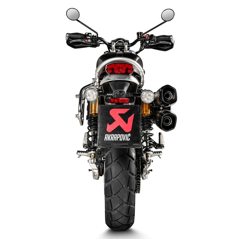 Akrapovic S-T12SO3-HCQT Slip-on Line Tapered Exhausts, Silver For Scrambler 1200 '19-'20 6 Akrapovic S-T12SO3-HCQT Slip-on Line Tapered Exhausts, Silver For Scrambler 1200 '19-'20 - Image 4