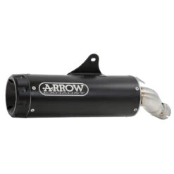 Arrow 74501RBN Rebel Full Exhaust, Aluminum Dark For Kawasaki Vulcan S 650 '14-'16