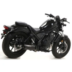 Arrow 74504RBN Rebel Slip-on Exhaust, Nichrome Dark For Honda CMX500 Rebel (2020-) -COB Motorcycle Shop arrow 74504rbn rebel slip on exhaust nichrome dark image2
