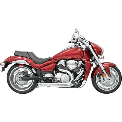 Bassani Pro Street Turn Outs Chrome Complete Exhaust - Suzuki Boulevard M109R 06-09 4 Bassani Pro Street Turn Outs Chrome Complete Exhaust - Suzuki Boulevard M109R 06-09 - Image 2