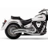Cobra Speedster Swept Chrome Complete Exhaust - Yamaha RoadStar 1600 / 1700 99-07