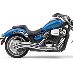 Cobra Speedster Swept Chrome Complete Exhaust - Yamaha XV1300 Stryker 11-up