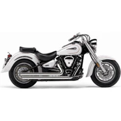 COBRA Speedster Slashdown Powerport Complete Exhaust V-Star 1100 99-up -COB Motorcycle Shop cobra 2817 exhaust image2