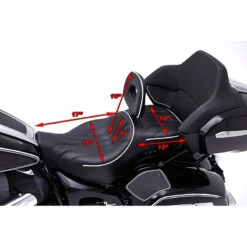 Corbin BMW-R18-TC-DT-E Dual Touring Seat, Heated For BMW R 18 Transcontinental (2022-) -COB Motorcycle Shop corbin bmw r18 tc dt dual touring seat image13