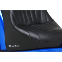 Corbin H-FURY-FLIP-B Rumble Seat, No Heat Color Matched For Honda Fury (2009-) -COB Motorcycle Shop corbin h fury flip rumble seat image6 2