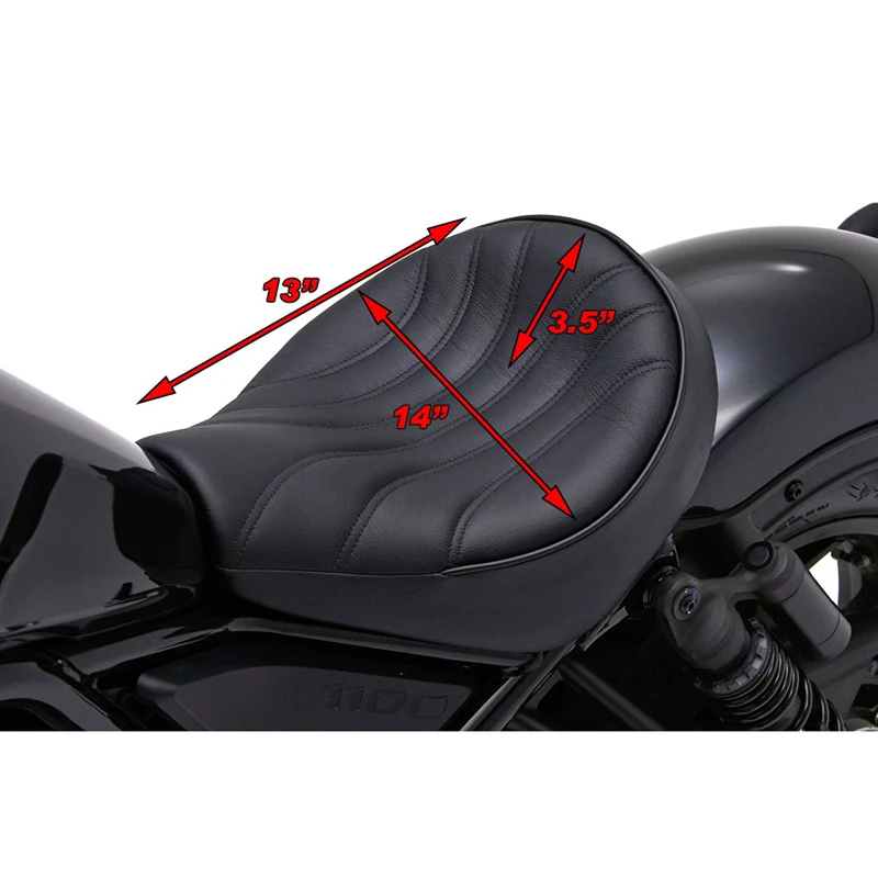 Corbin H-REB-11-21-S Classic Solo Seat For Honda Rebel 1100 (2021-) 10 Corbin H-REB-11-21-S Classic Solo Seat For Honda Rebel 1100 (2021-) - Image 8