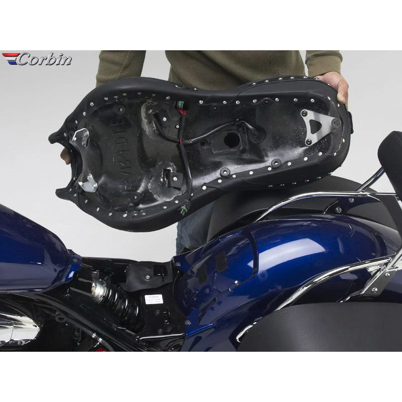 Corbin H-V13-9-DT Dual Touring Seat(no Heat) For Honda Sabre, Interstate & Stateline '09-'18 14 Corbin H-V13-9-DT Dual Touring Seat(no Heat) For Honda Sabre, Interstate & Stateline '09-'18 - Image 12