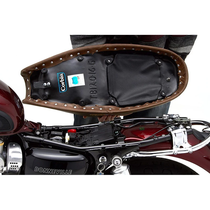 Corbin T-B120-16-G Classic Gunfighter Seat For Triumph Bonneville T120 '16- 17 Corbin T-B120-16-G Classic Gunfighter Seat For Triumph Bonneville T120 '16- - Image 15
