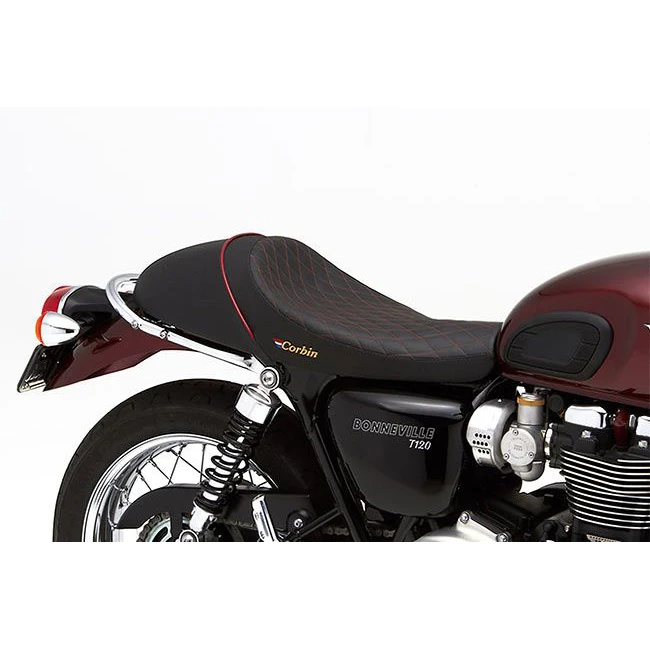 Corbin T-B120-16-G Classic Gunfighter Seat For Triumph Bonneville T120 '16- 3 Corbin T-B120-16-G Classic Gunfighter Seat For Triumph Bonneville T120 '16-