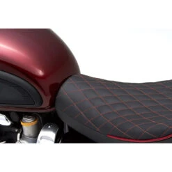 Corbin T-B120-16-GL-E Gunfighter & Lady Seat(with Heat) For Triumph Bonneville T120 '16- -COB Motorcycle Shop corbin t b120 16 gl gunfighter lady seat no heat image4