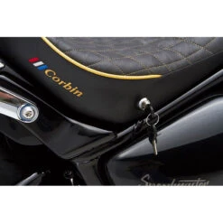 Corbin T-SM-18-SE Classic Solo Seat, With Heat For Triumph Speedmaster (2018-) -COB Motorcycle Shop corbin t sm 18 s classic solo seat image5 1