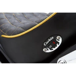 Corbin T-SM-18-SE Classic Solo Seat, With Heat For Triumph Speedmaster (2018-) -COB Motorcycle Shop corbin t sm 18 s classic solo seat image6 1
