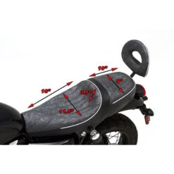 Corbin T-SS-18-GL Gunfighter & Lady Seat For Triumph Street Scrambler '18- -COB Motorcycle Shop corbin t ss 18 gl gunfighter lady seat image13
