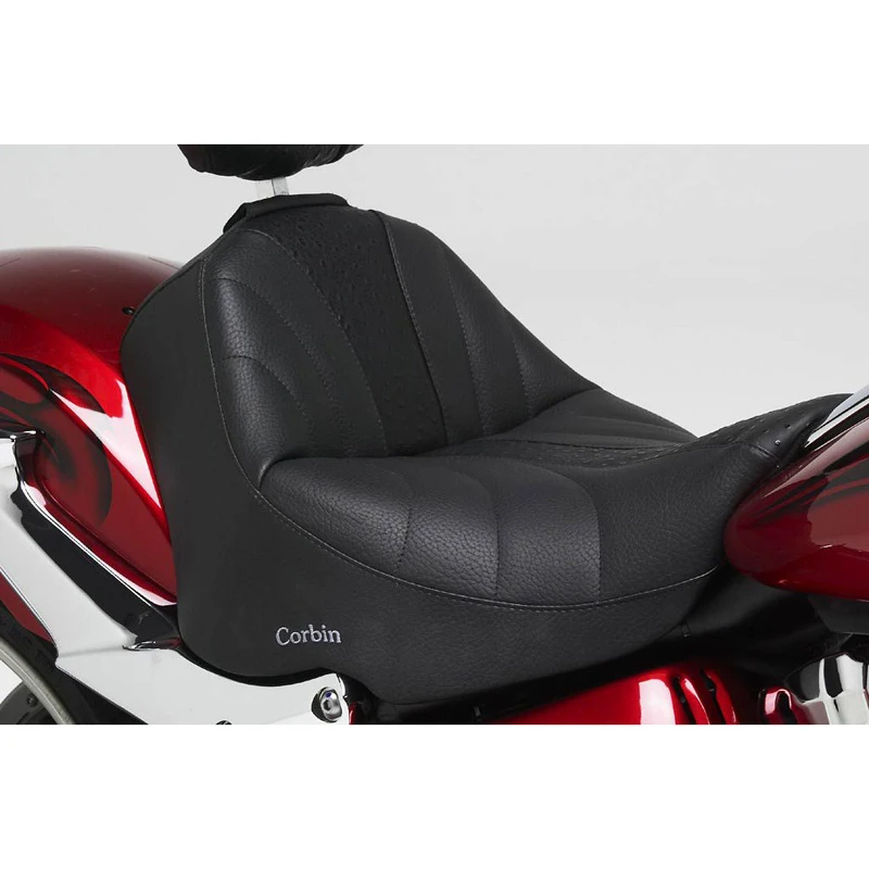Corbin Y-R-8-S-E Classic Solo Seat, Heated For Yamaha Raider 5 Corbin Y-R-8-S-E Classic Solo Seat, Heated For Yamaha Raider - Image 3