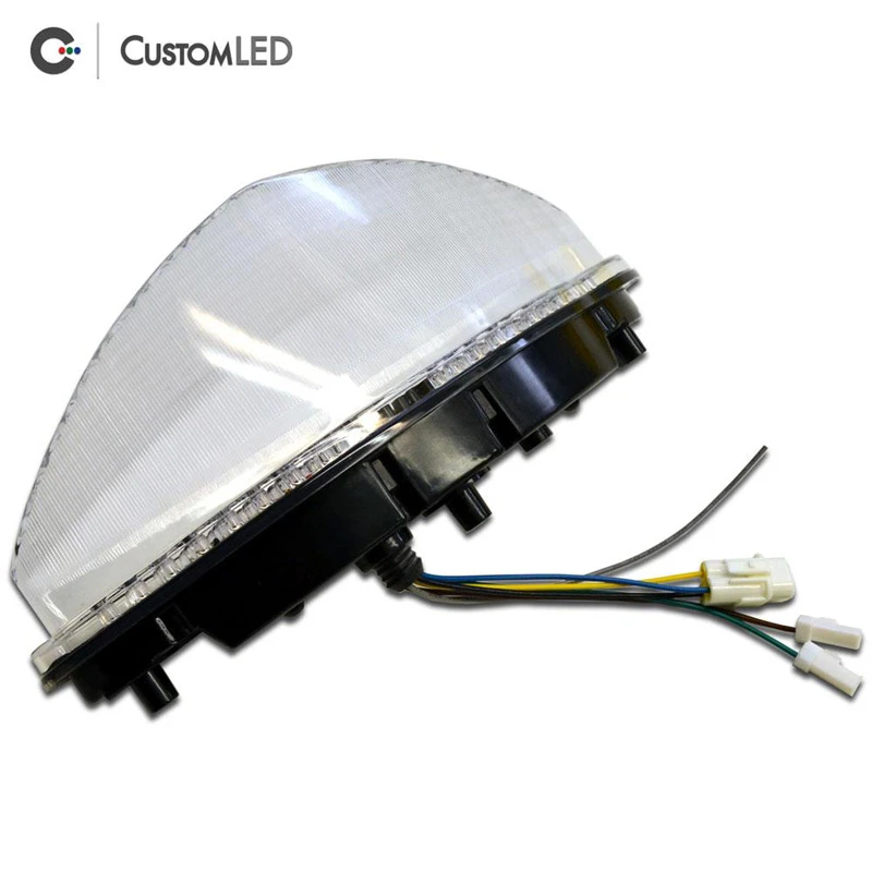 Custom LED Blaster-X LED Tail Light, Clear For Yamaha Raider '15-'17 4 Custom LED Blaster-X LED Tail Light, Clear For Yamaha Raider '15-'17 - Image 2