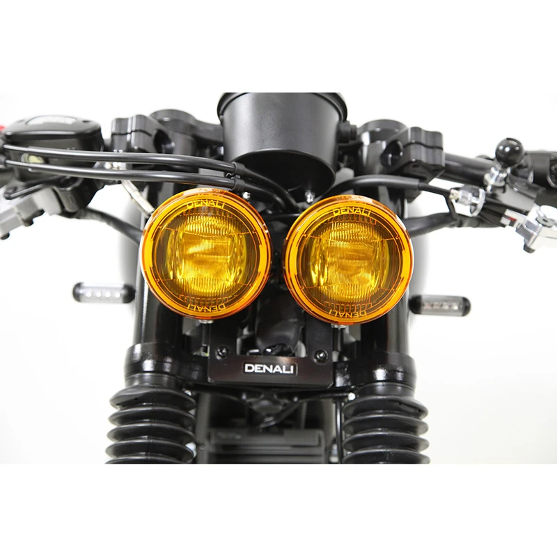 Denali LAH.11.10400 Dual DR1 Headlight Conversion Kit For Triumph Bonneville And Thruxton 4 Denali LAH.11.10400 Dual DR1 Headlight Conversion Kit For Triumph Bonneville And Thruxton - Image 2