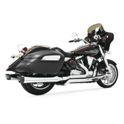 Freedom Performance MY00116 4" Race True-Dual Exhaust, Chrome Roadliner/Stratoliner '06-'16