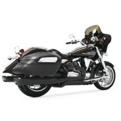 Freedom Performance MY00117 4" Race True-Dual Exhaust, Black Roadliner/Stratoliner '06-'16