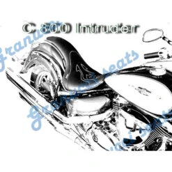 Granucci 650FA Fantasy Long Seat For Suzuki Volusia 800 / Boulevard C50 -COB Motorcycle Shop granucci gr650fa seat image4