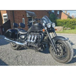 Handmade Saddlebags Hard Luggage For Triumph Rocket -COB Motorcycle Shop handmade hard saddlebags for triumph rocket iii image12