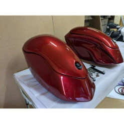 Handmade Saddlebags Hard Luggage For Triumph Rocket -COB Motorcycle Shop handmade hard saddlebags for triumph rocket iii image9