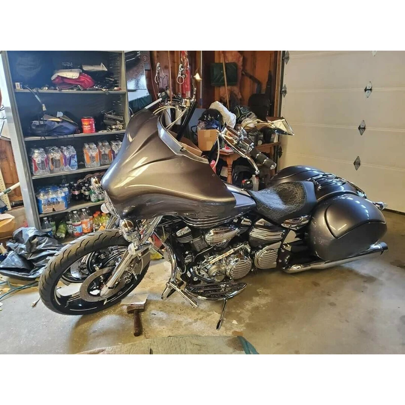 Handmade OEM Copy Batwing Fairing For Yamaha XV1900 Stratoliner Roadliner 5 Handmade OEM Copy Batwing Fairing For Yamaha XV1900 Stratoliner Roadliner - Image 3