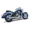 HARD-KROME 2-Into-1 Sideburners Exhaust VTX1800 Retro 02-up -COB Motorcycle Shop hard krome 44 2450 exhaust