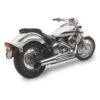 HARD-KROME 2-Into-1 Sideburners Exhaust V-Star 950 09-up -COB Motorcycle Shop hard krome 44 4950 exhaust