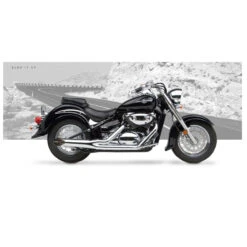 Hard-Krome 44-6050 Side Burner Exhaust For Suzuki Boulevard C50 (2005-2012)