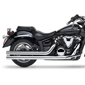 HARD-KROME 3" Big Straights Exhaust V-Star 1300 07-up 3 HARD-KROME 3" Big Straights Exhaust V-Star 1300 07-up