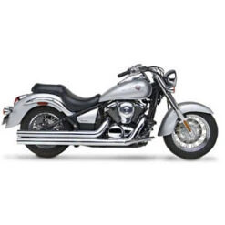 HARD-KROME 3" Big Straights Exhaust Vulcan 900 06-up