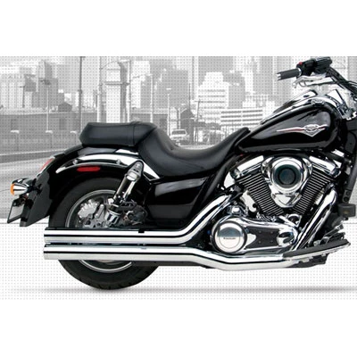 HARD-KROME 3" Big Straights Exhaust - Vulcan 1700 Classic 10-up 3 HARD-KROME 3" Big Straights Exhaust - Vulcan 1700 Classic 10-up