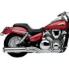 Hard Krome Velocity 2-into-1 Exhaust - Honda VTX1300C 04-up -COB Motorcycle Shop hard krome 461 2090 exhaust