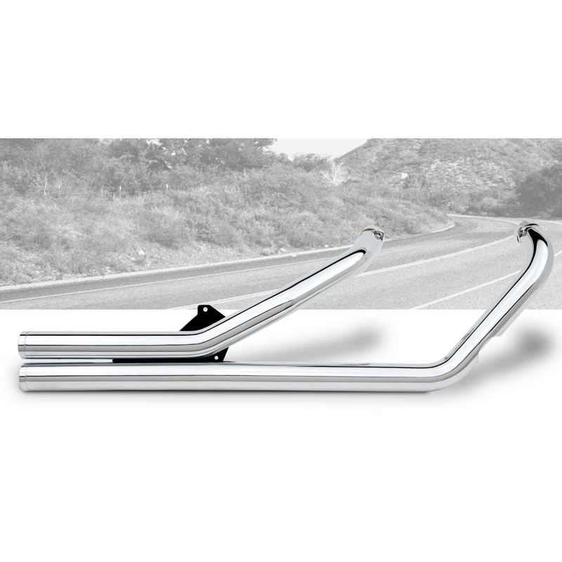 HARD-KROME American Classic II Exhaust VTX1300C 04-up 4 HARD-KROME American Classic II Exhaust VTX1300C 04-up - Image 2