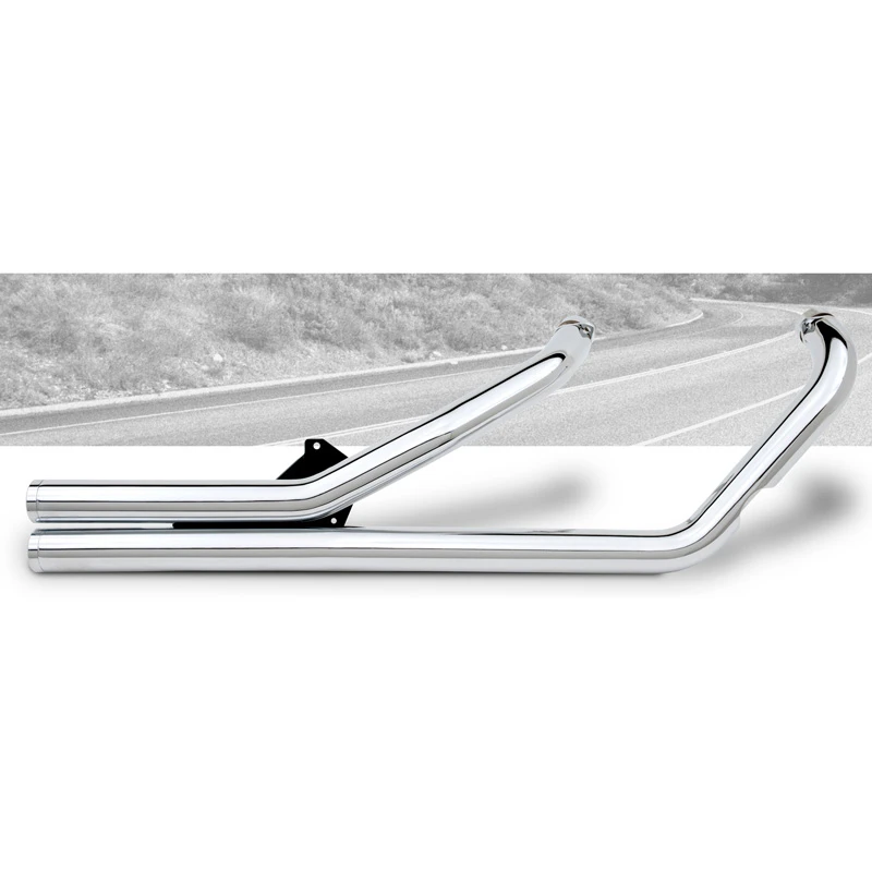 HARD-KROME American Classic II Exhaust VTX1800C 02-up 4 HARD-KROME American Classic II Exhaust VTX1800C 02-up - Image 2