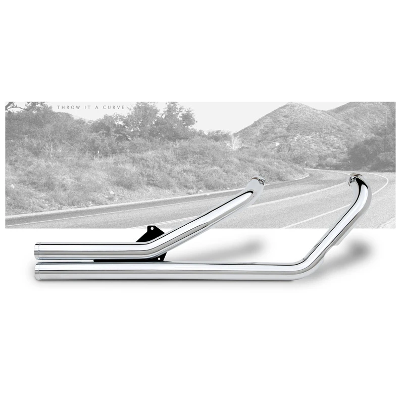 Hard-Krome 501-4017 American Classic II Exhaust For Yamaha Bolt (2014-current) 4 Hard-Krome 501-4017 American Classic II Exhaust For Yamaha Bolt (2014-current) - Image 2